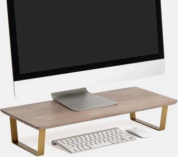 Jani Wood Monitor Stand Riser Desk