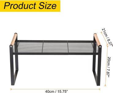 Unique Bargains Kitchen Countertop Organizer Spice Racks