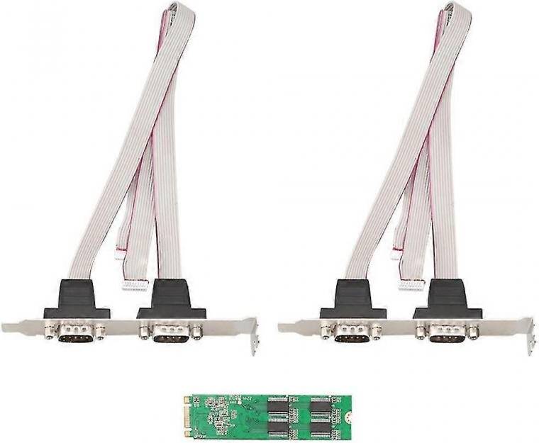M.2 M-Key To 4 X Rs232 Comm Serial Port Adapter