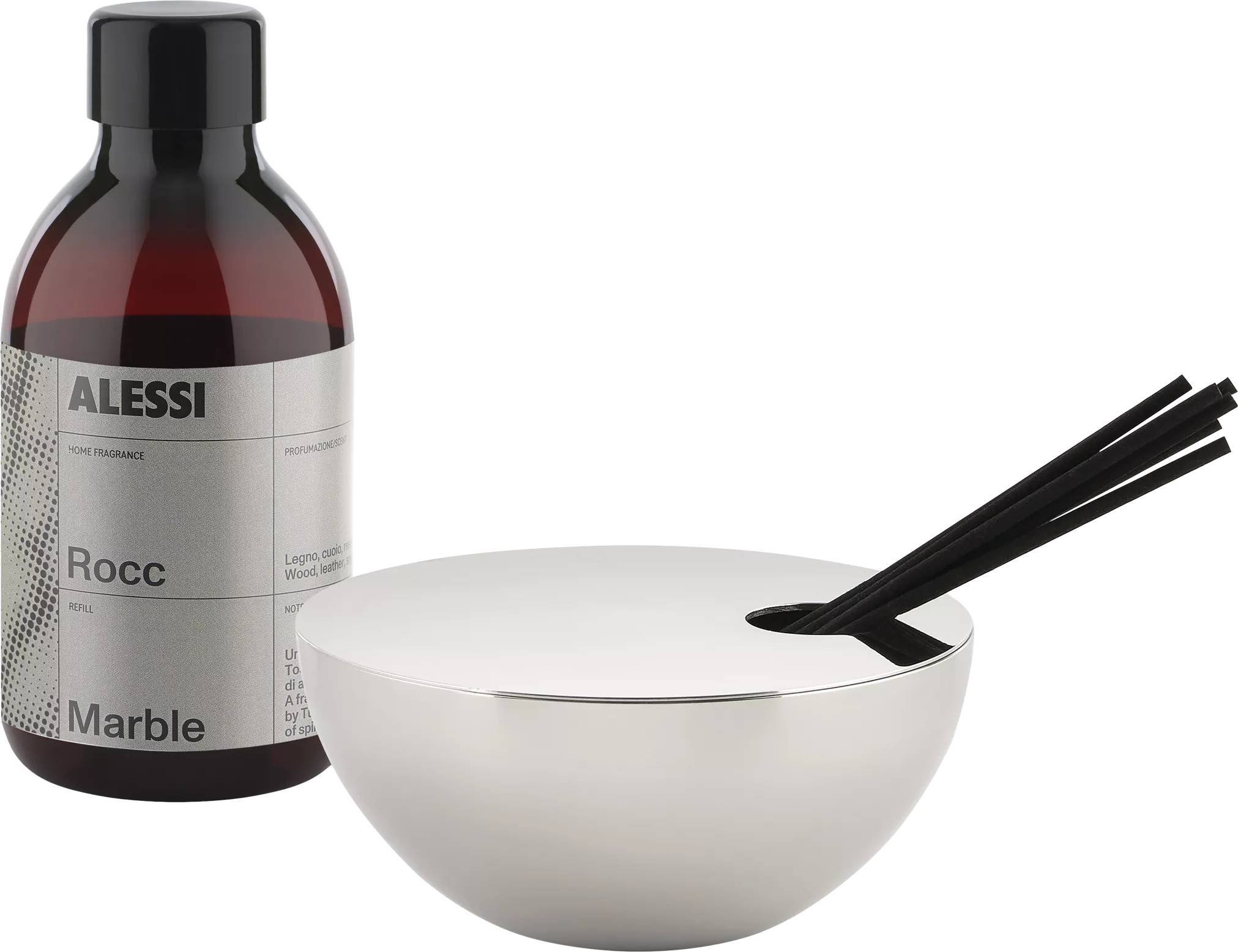 Rocc Marble Stainless Steel Diffuser Set