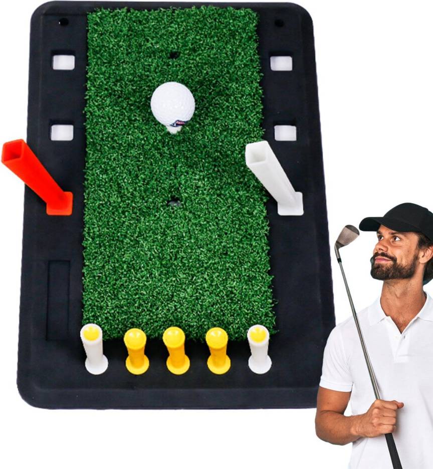 Golf Practice Mat with Rubber Backing