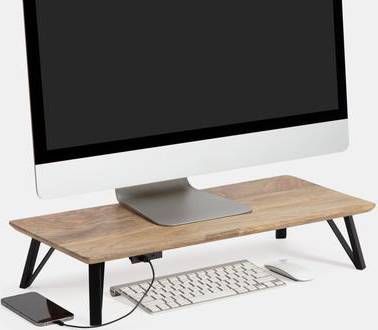 Jani Wood Monitor Stand Riser Desk