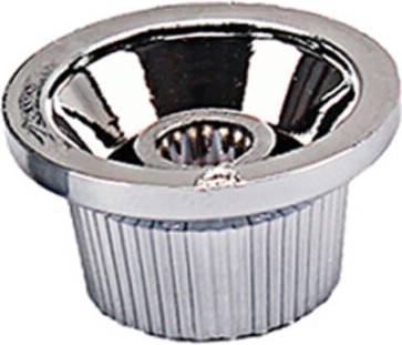 Silver Plastic Guitar Control Knobs Set