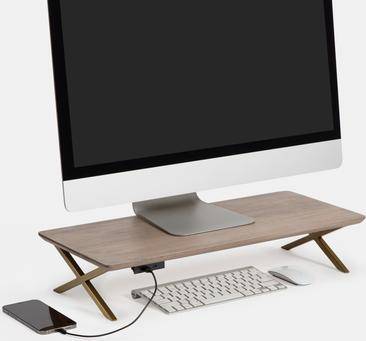 Jani Wood Monitor Stand Riser Desk