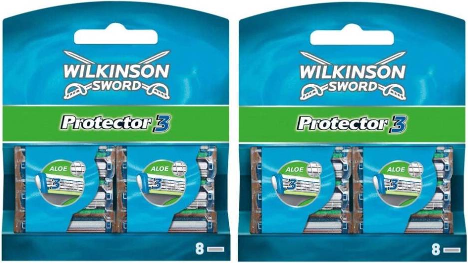 Wilkinson Sword Protector 3 Pack 16 Refills 3 Razor Blades