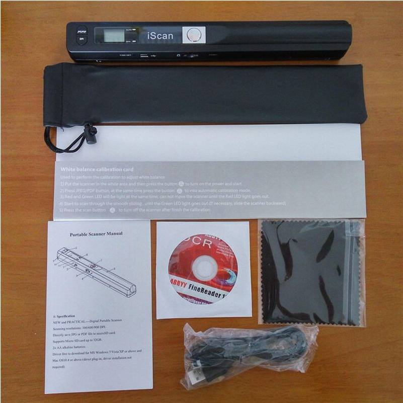 Spactz Portable Handheld A4 Document Scanner