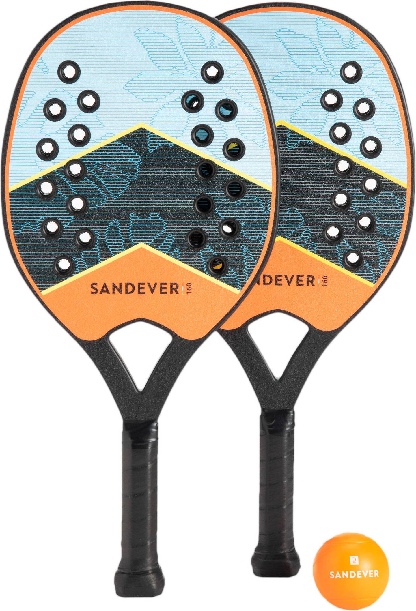 SANDEVER Beach Tennis Rackets Set Btr 160 Ov