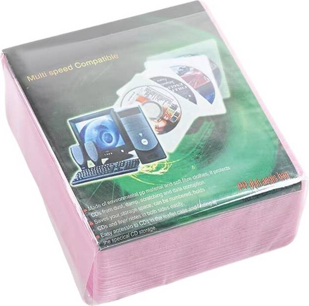 Typecat 100 Pcs Dual-Sided CD DVD Collection Set
