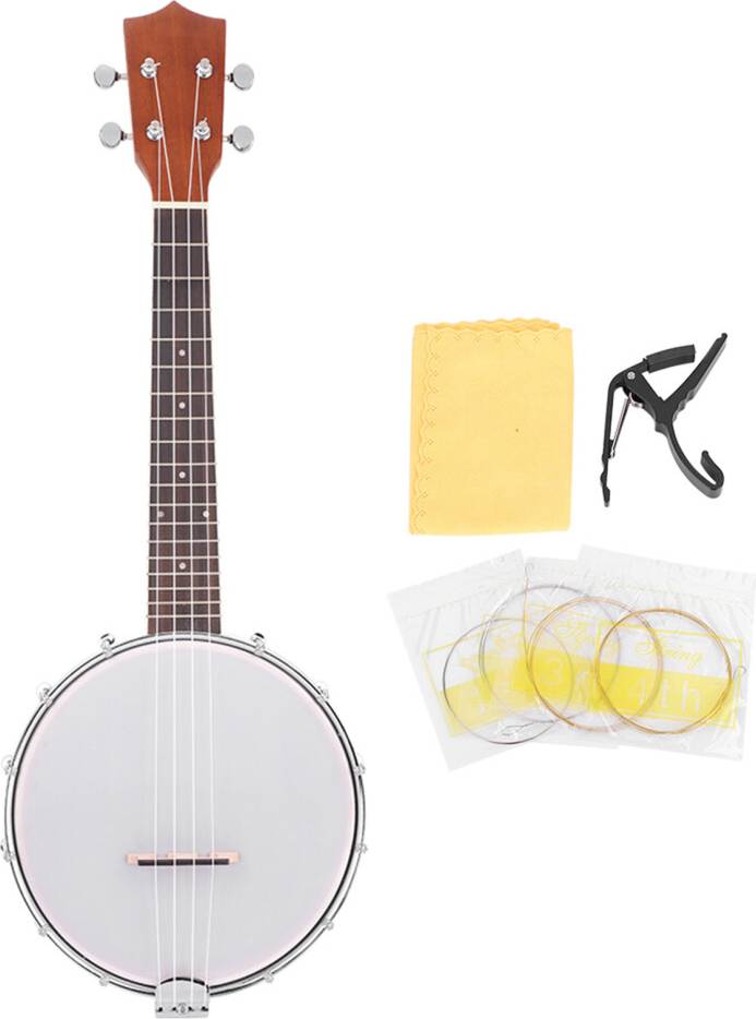4 String Banjo Set with BJ10 Strings