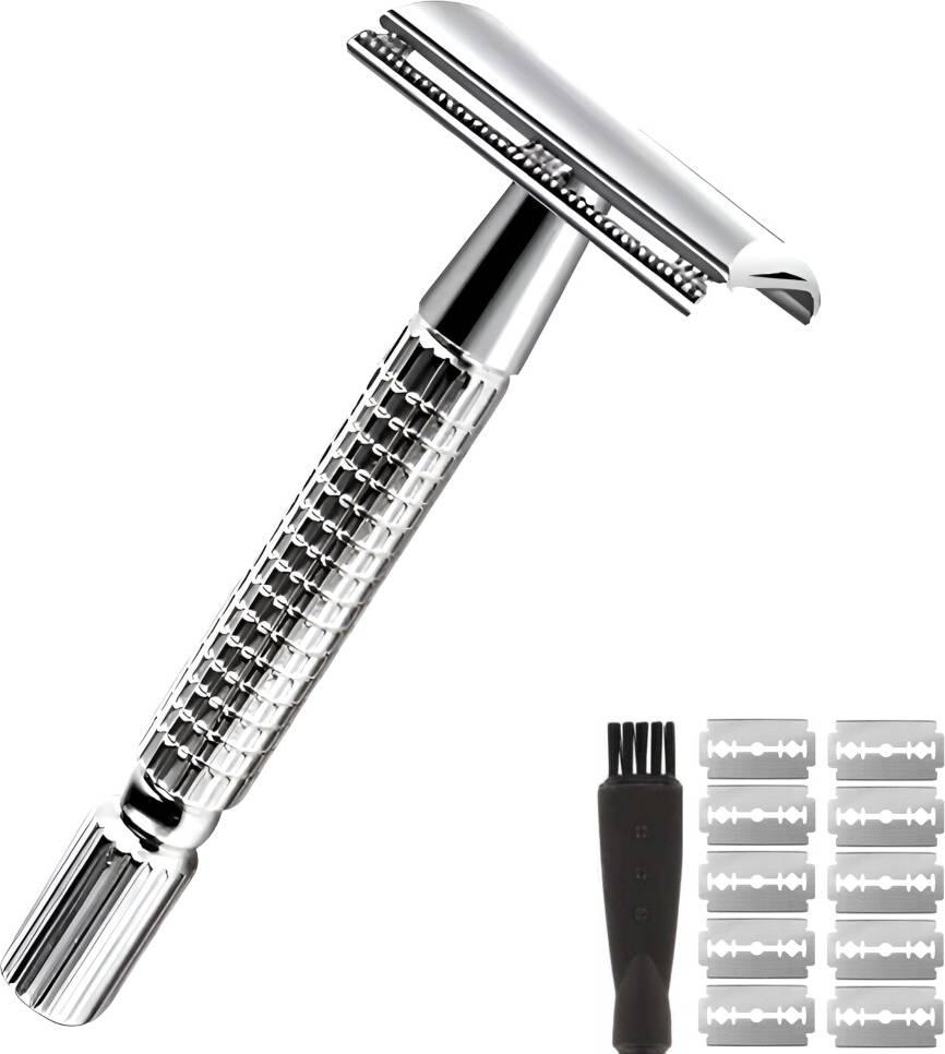Double edge safety razor Double Edge Safety Razor Butterfly Open