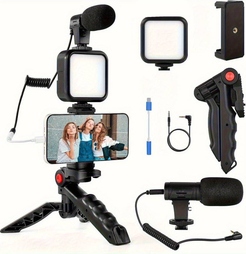 Mini LED Vlogging Kit for Phone