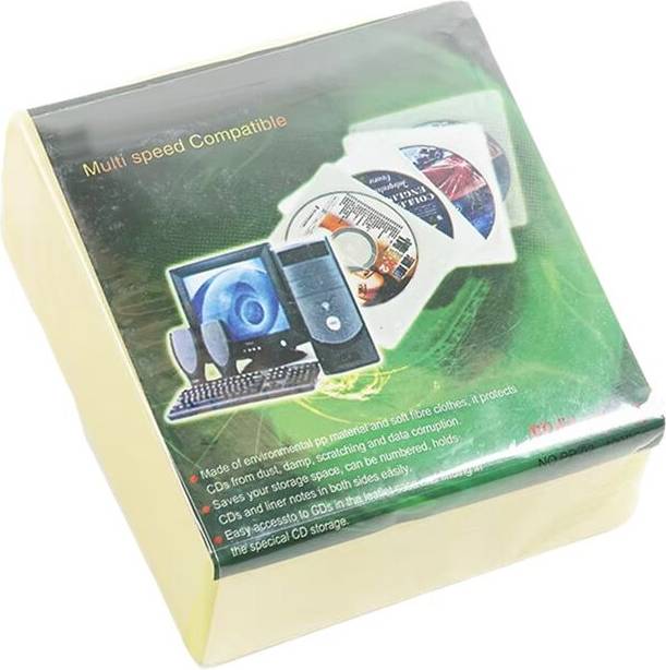 Typecat 100 Pcs Dual-Sided CD DVD Collection Set