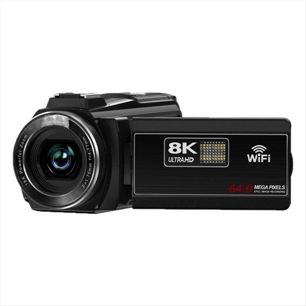 Exogio 8K Video Camera 3 Inch LCD Touch Screen