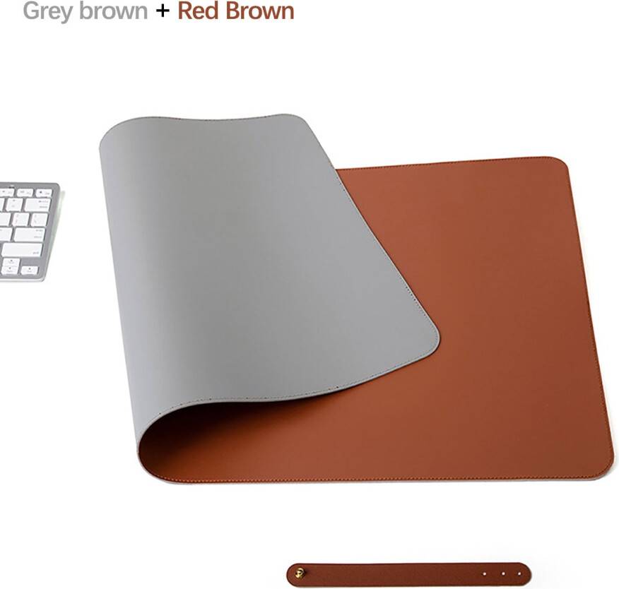 Pure Color Leather Mouse Pad