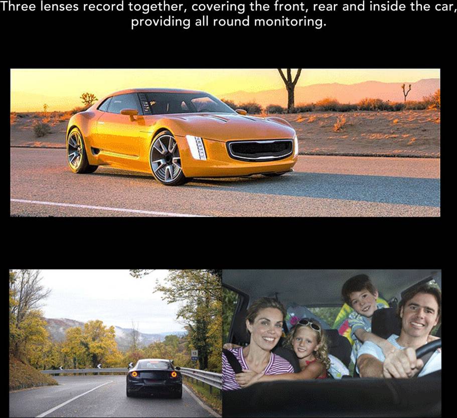 Dashcam dual Dual Dashcam Android System