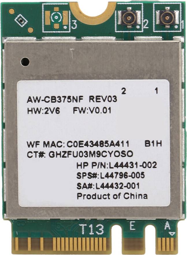 Wifi 6e WiFi 6E Enabled Network Card