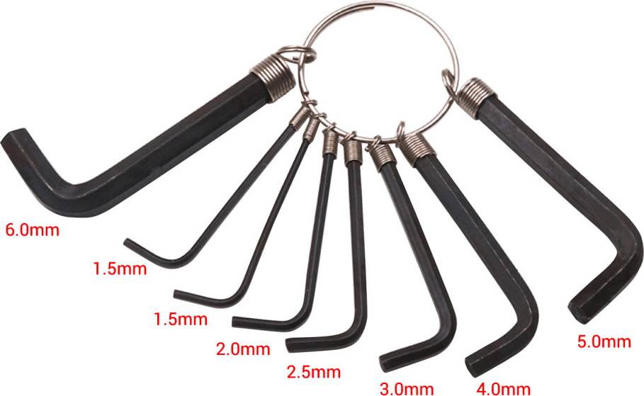 Guitar Allen Key Set Neck Truss Rod Hex Key