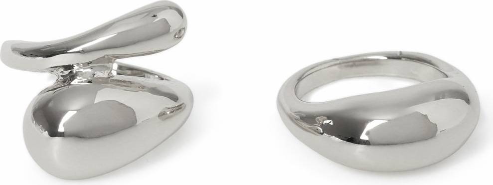 Freedom Silver Smooth Pack Fashion Rings