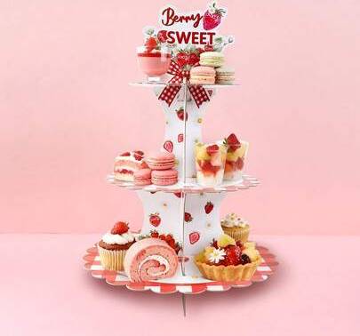 Strawberry Theme Stand Set