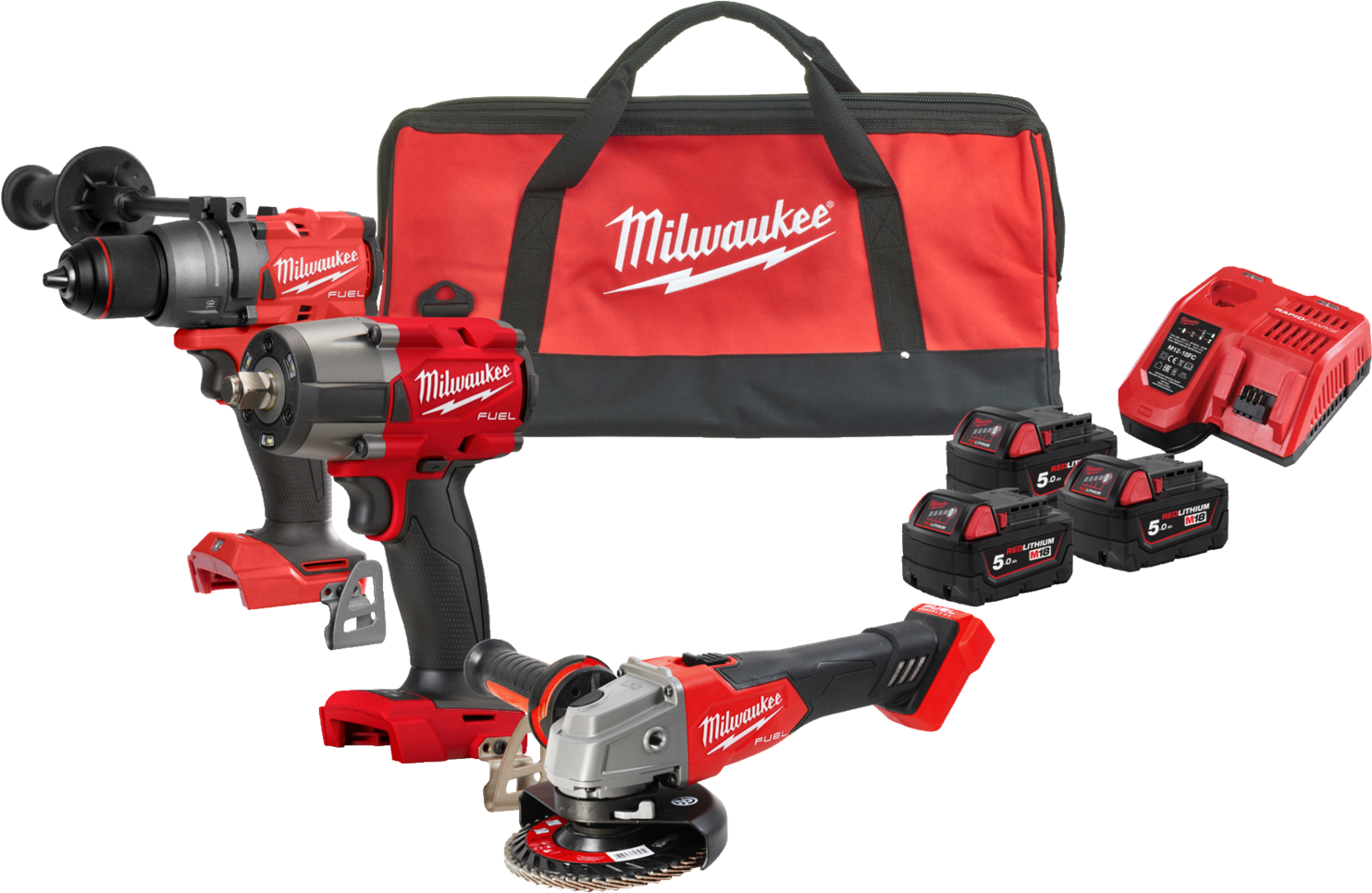 Milwaukee M18 FPP2BJ-552B Powerpack Elværktøjssæt