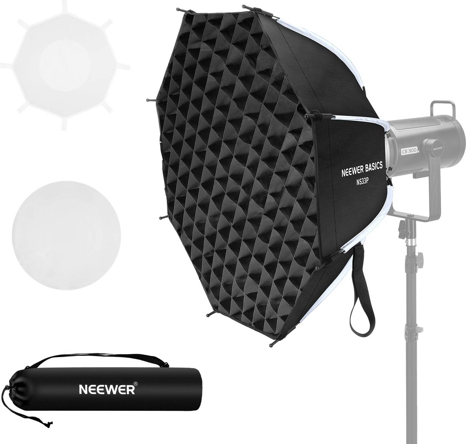 Softbox kit Neewer Kit Softbox Octogonal Studio Photo NS33P