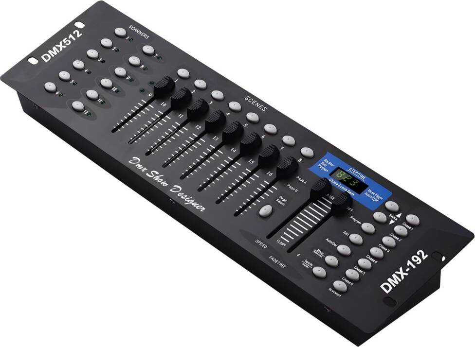 192-Channel DMX512 Controller Console