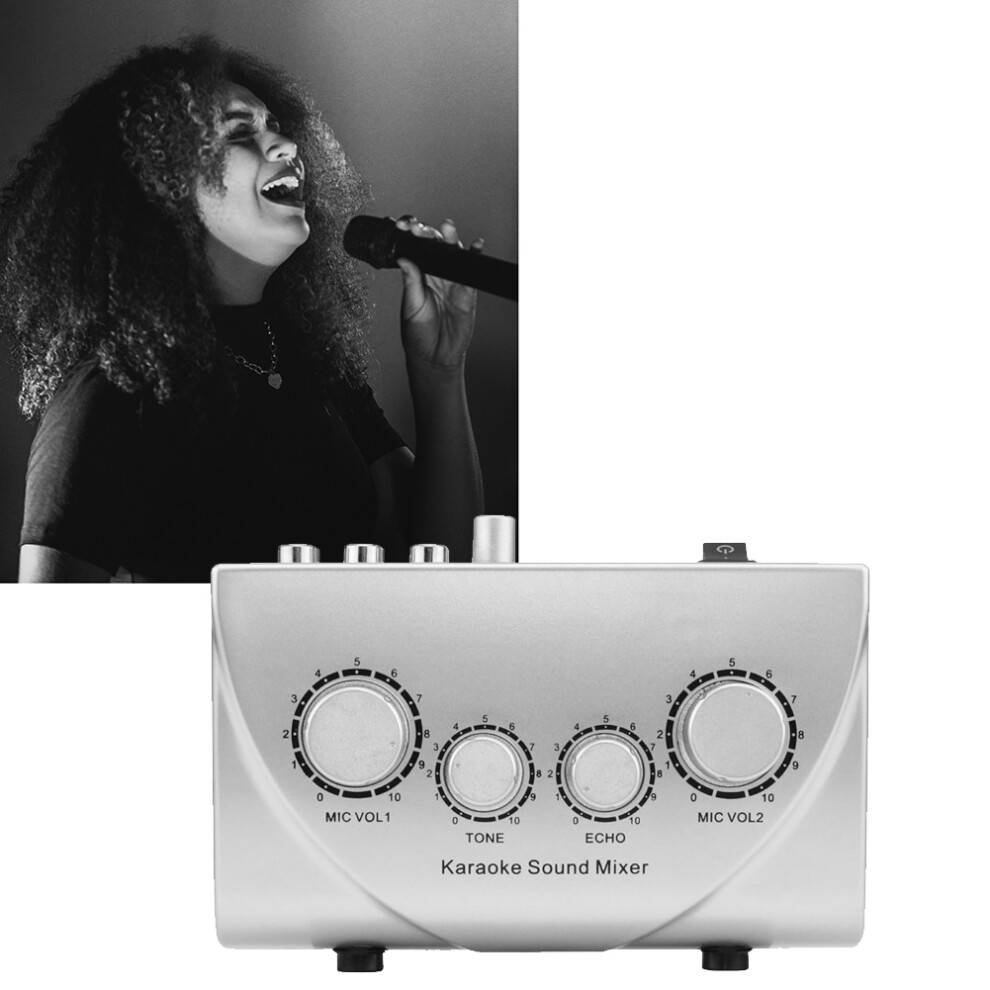 Spactz Karaoke Sound Mixer Portable Audio System