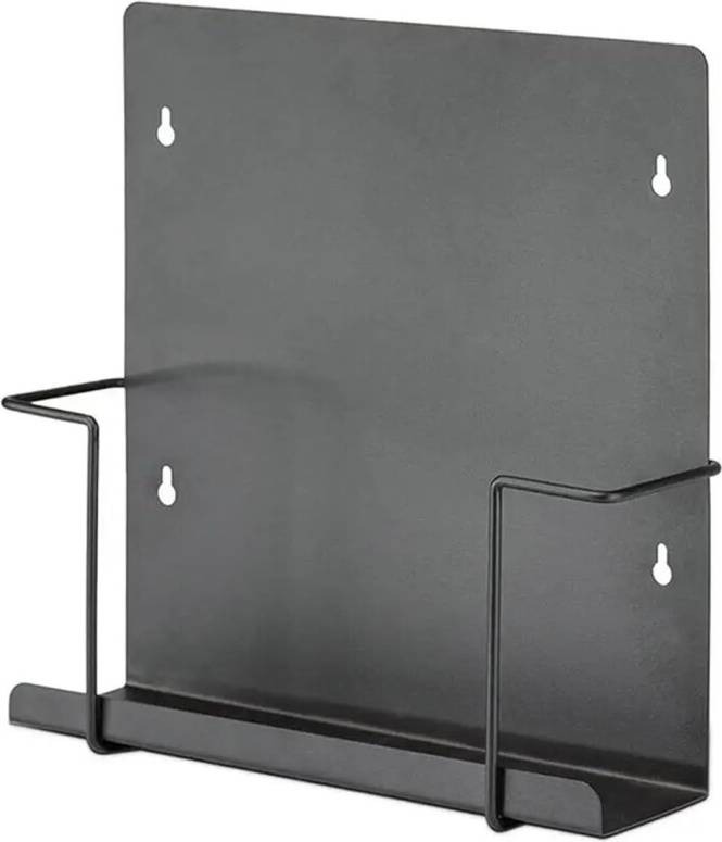 Wall Mounted Black Finish Record Display Rack