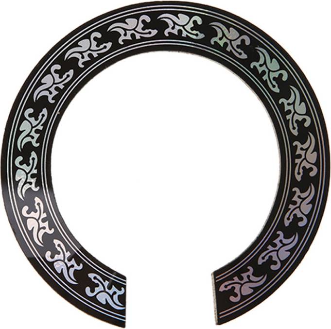 Hard PVC Circle Sound Hole Rosette Inlay