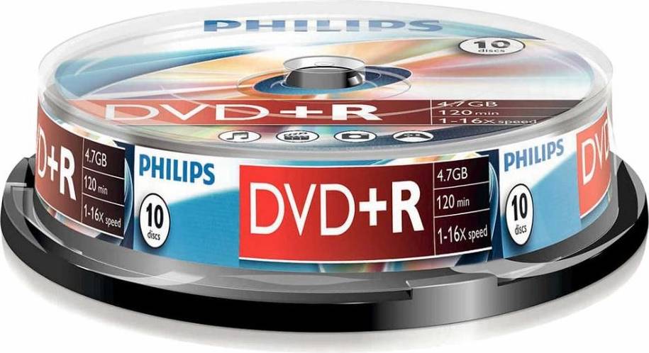 Philips 16x Geschwindigkeit DVD+R Rohlinge