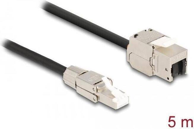 DeLock Network Extension Cable RJ45 Cat 6A 5m