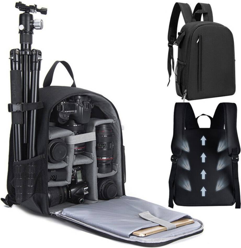 Waterproof DSLR Camera Backpack