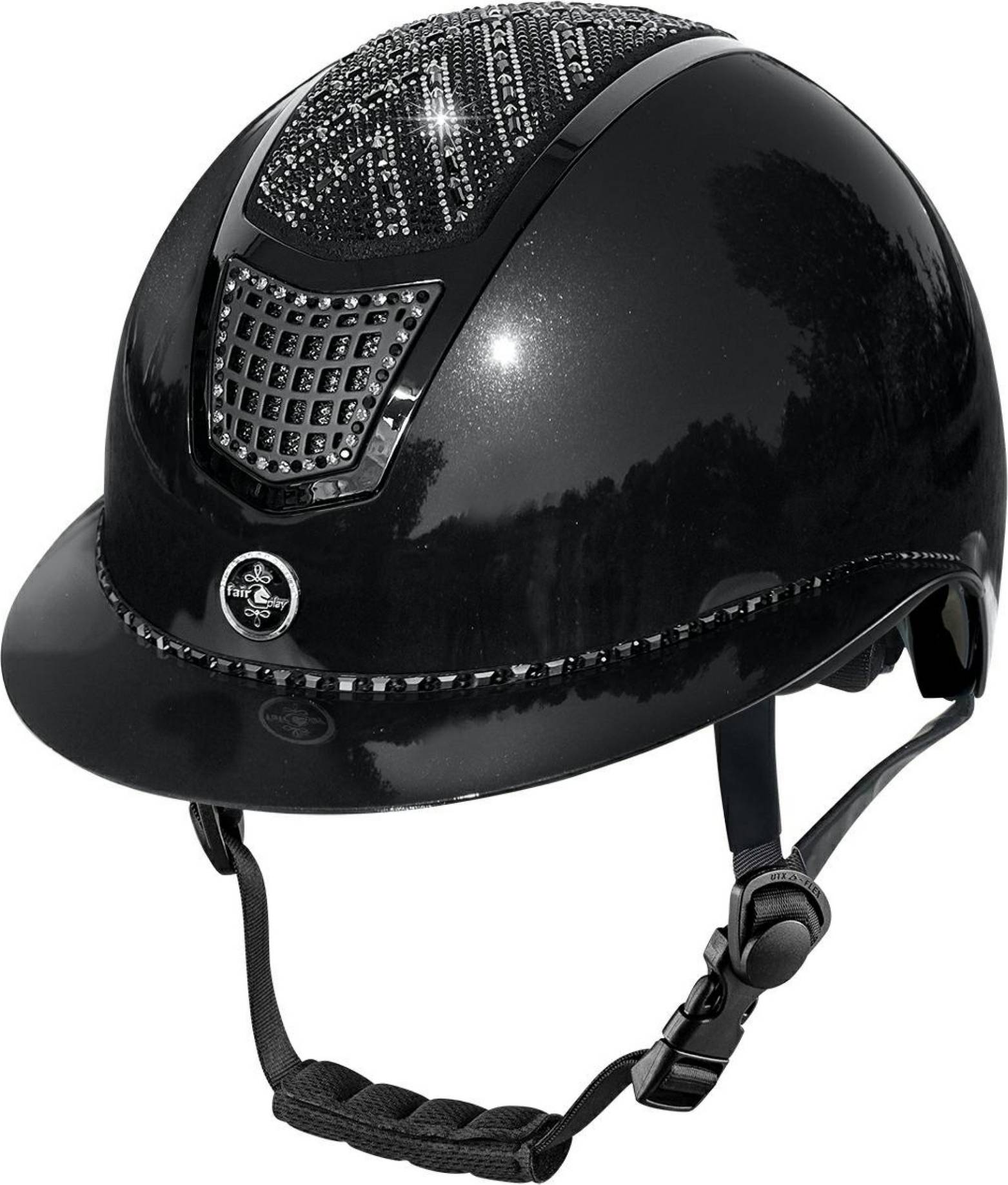 Quantinum 2.0 Supreme Shiny Ridehjelm - Sort