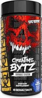 Mutant Creatine Bytz 80 Chewable Tablets Tangy Blue Razz