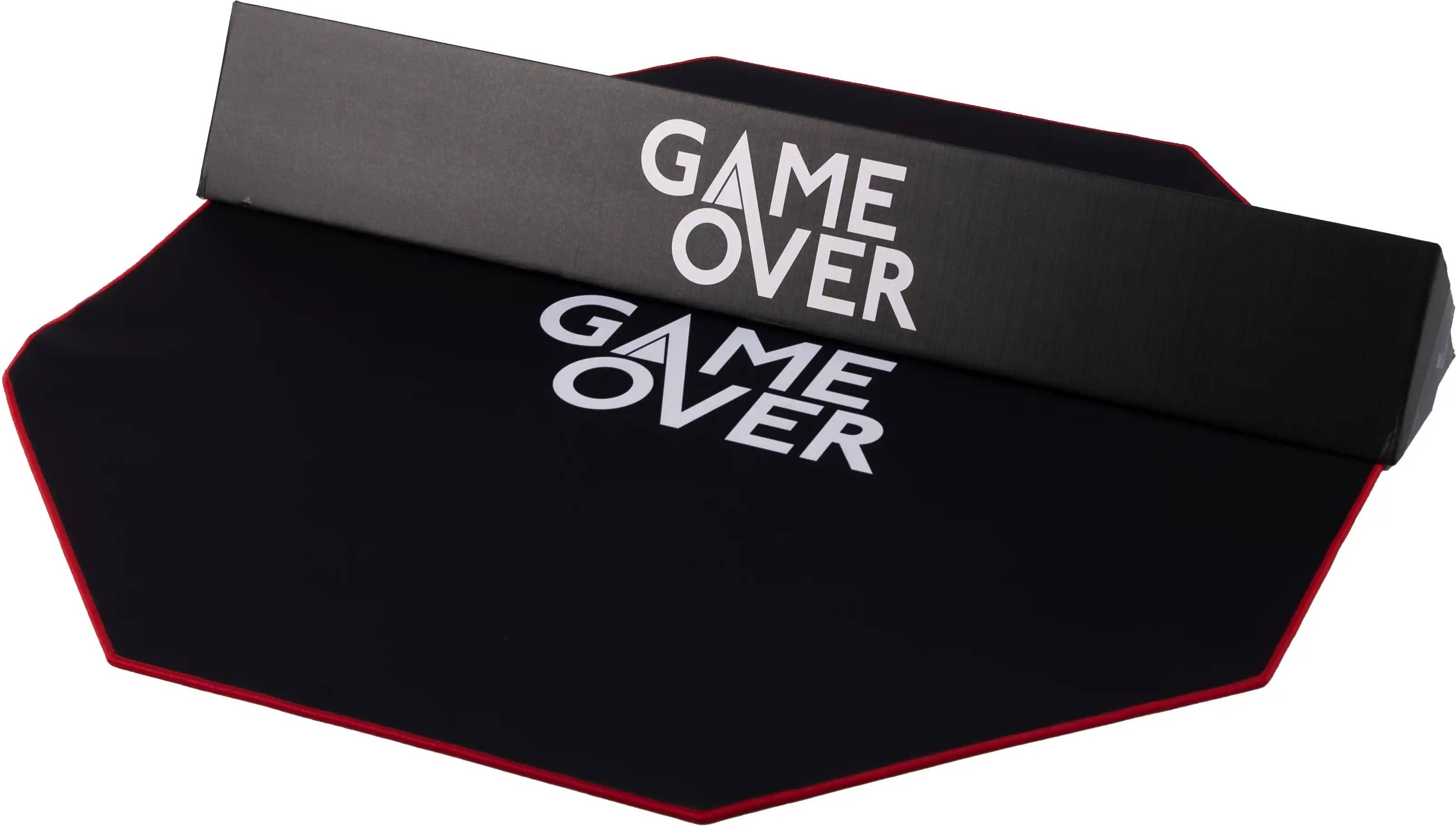 Octagon Gaming Floor Mat Red