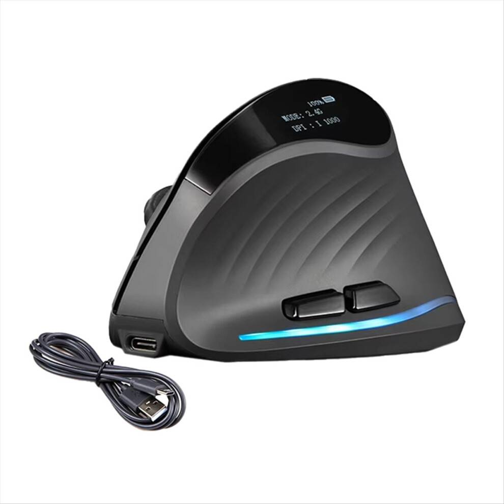 Typecat Mouse Verticale Wireless Ricaricabile Con Microfono Ergonomico