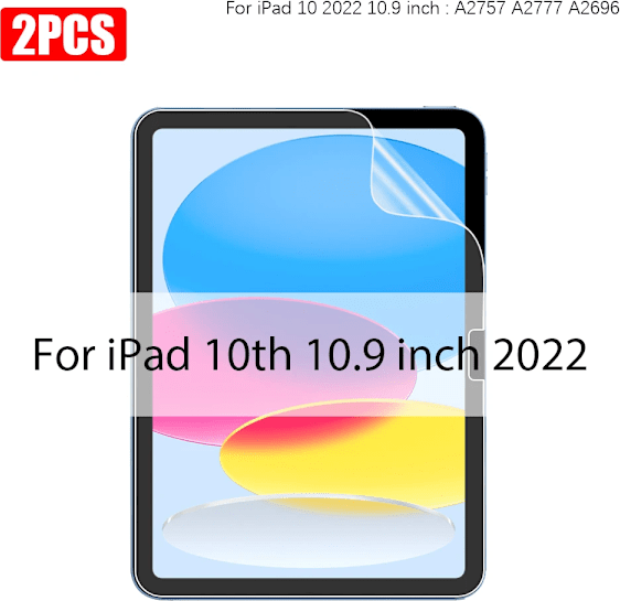 Matte Screen Protector Film Compatible iPad A16 10th 9th Gen Pro
