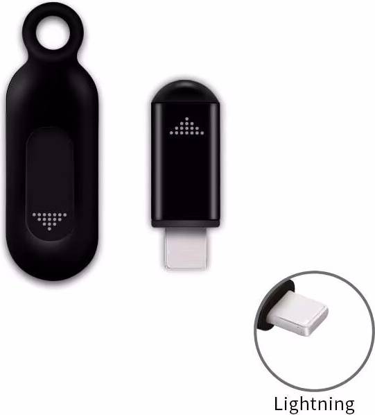 Lightning Black Mobile Phone Remote Control
