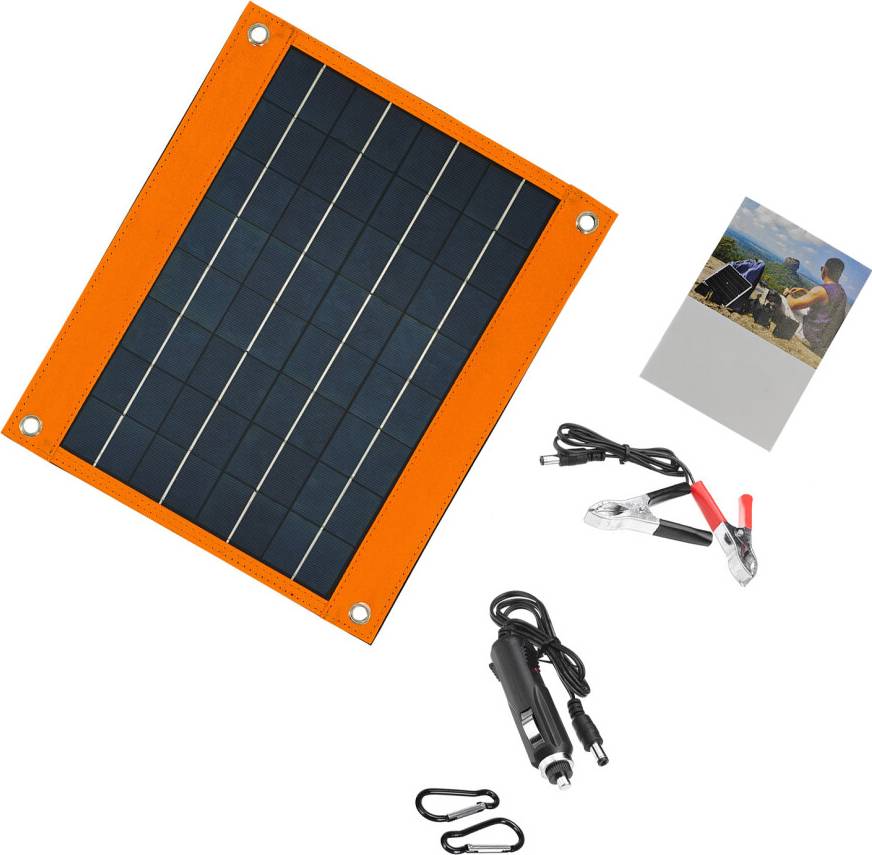 16W 18V Foldable Solar Panel Charger MultiDevice