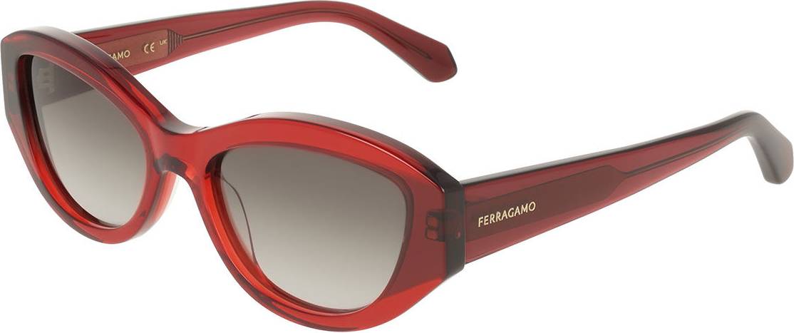 Ferragamo Lunettes De Soleil Femme Rouges