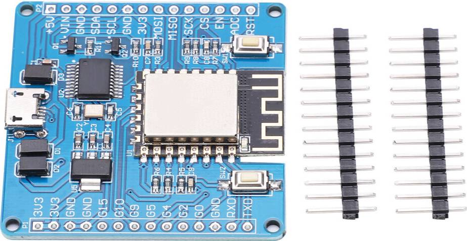 8266 PCB Dev Board Python 5V 3.3V DC Pin Header ESP8266