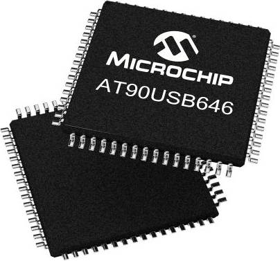 MICROCHIP AVR TQFP AT90USB646 64 Pin Microcontroller