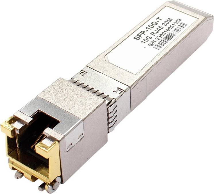 10gbase t Fiber Transceiver Module 10GBase-T SFP+ RJ-45 Copper Ethernet