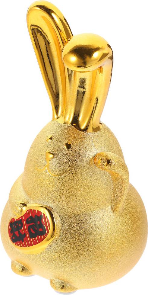 ABOOFAN 3Pcs Zodiac Rabbit Piggy Bank Coin