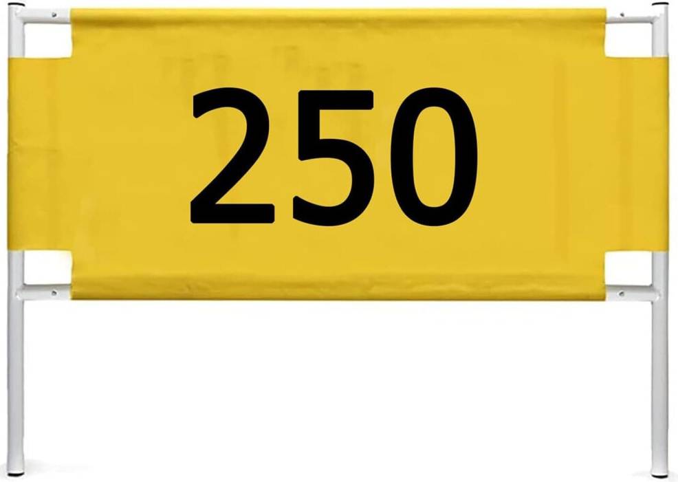 Golf Distance Marker Sign 50x300