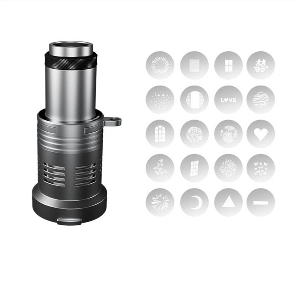 Exogio Flash Spotlight Focusing Projection Photography Kit 20PCS Graphics Insert