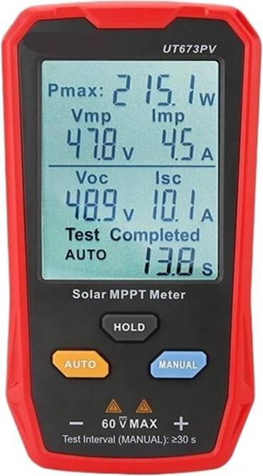 Solar MPPT Meter UT673PV 5800W Photovoltaic Module