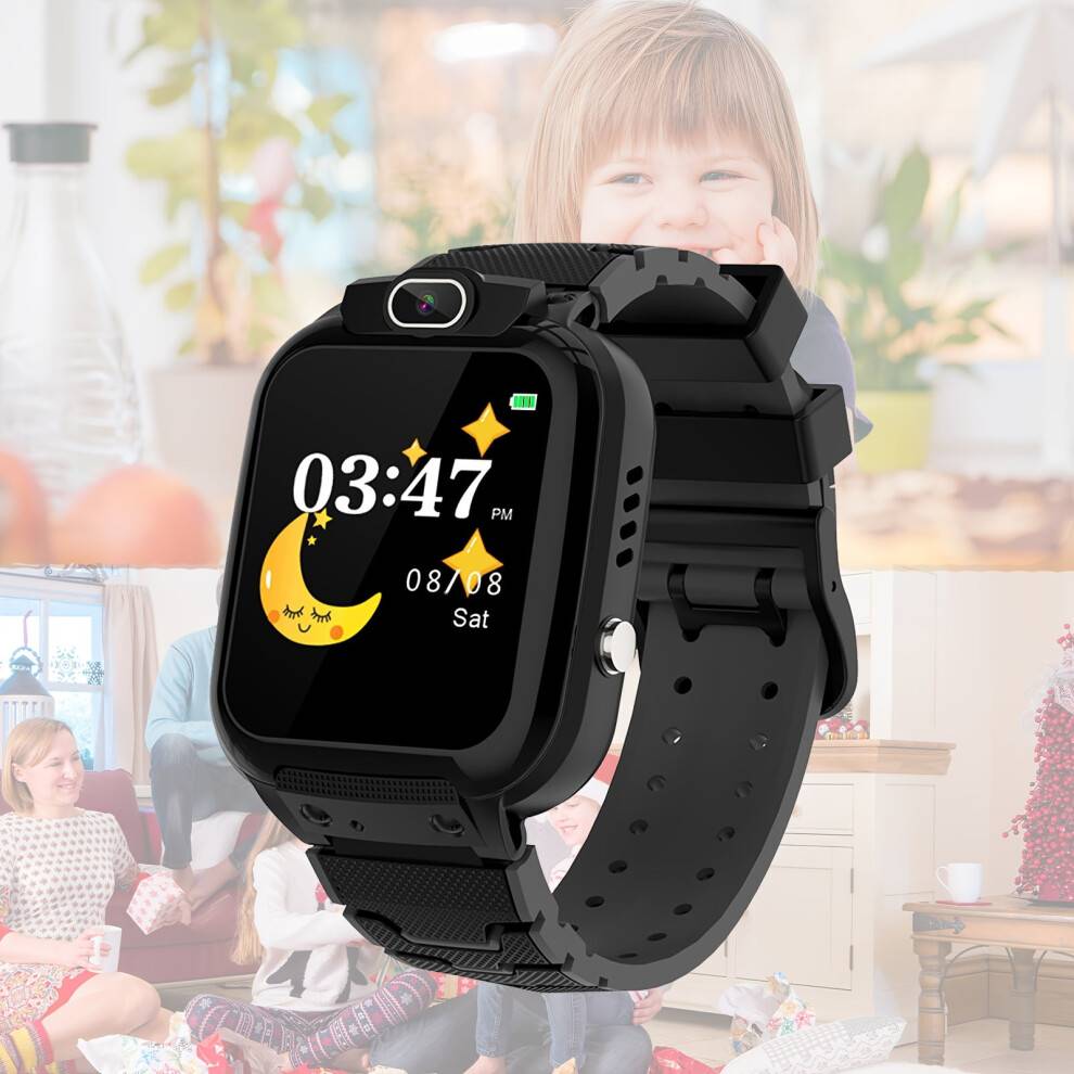 Kids Smart Watch Camera Alarm Flashlight