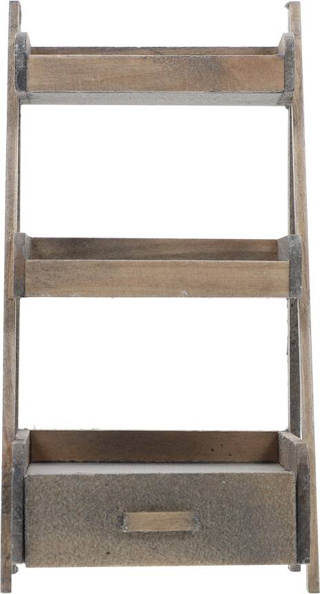 Solustre 2Pcs Mini Three Layer Storage Shelves Shelf