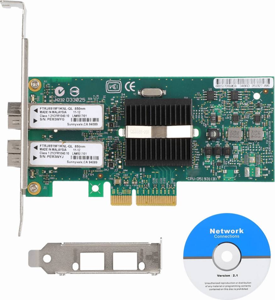 Dual Port Network Card Intel Chipset Adapter